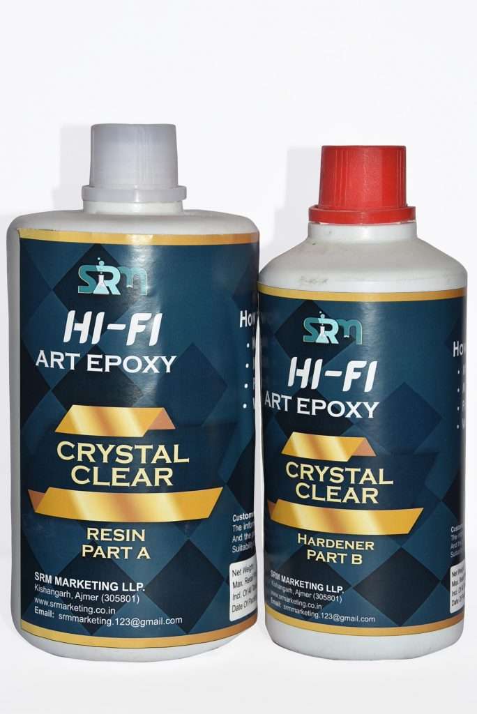 HiFi CRYSTAL CLEAR EPOXY RESIN & HARDENER ( 1.350 KG set ) SRM Marketing